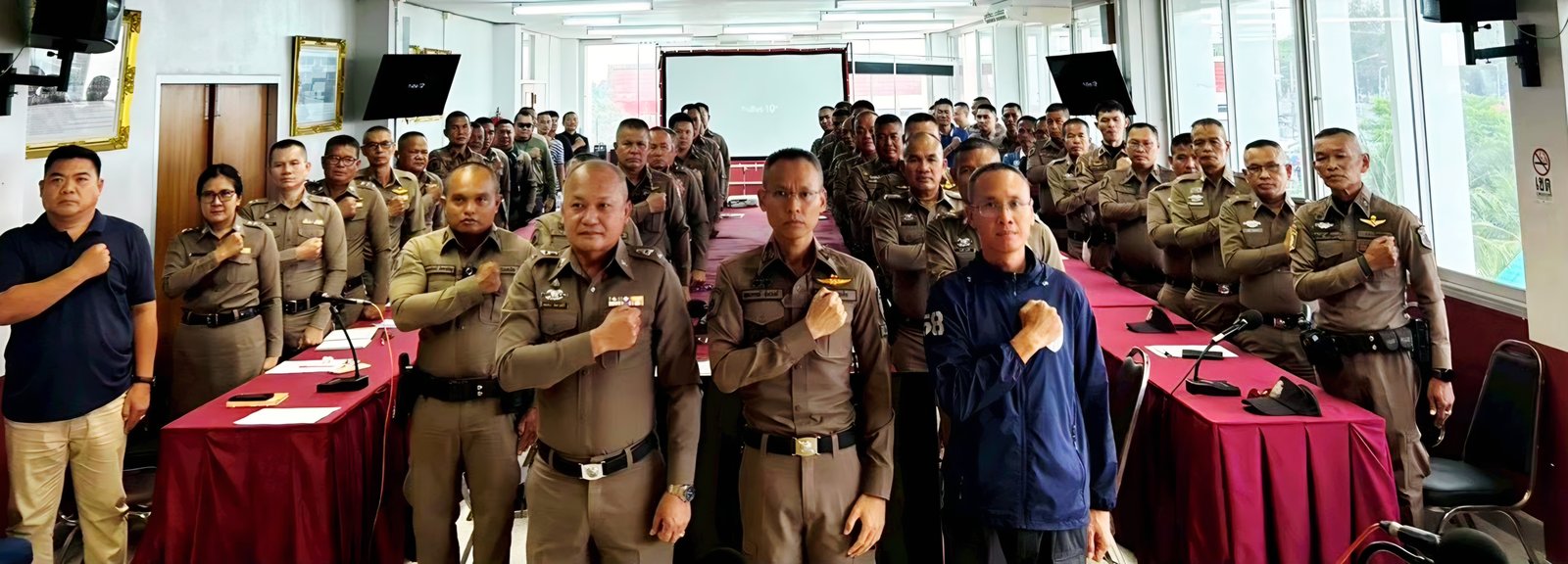 การประชุมชี้แจงเจตจำนงสุจริตและแสดงสัญลักษณ์ต่อต้านการรับสินบน (Anti-Bribery · No Gift Policy)
